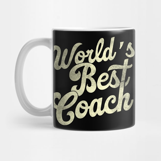 World's best coach. Perfect present for mother dad father friend him or her by SerenityByAlex